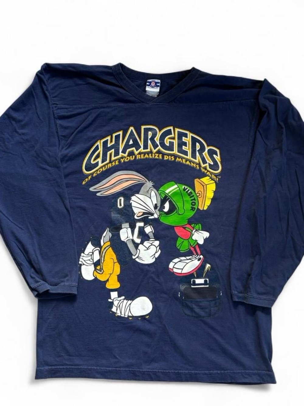 Vintage 1993 NFL San Diego Chargers x Looney Tunes tshirt